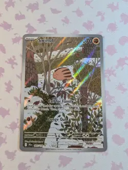 Swinub 165/159 Sv09 Journey Together Holo Pokemon TCG - Image 1