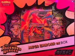 Pokemon TCG Ascended Heroes: Emboar EX Box Charizard Y/ Xerneas Tin Zacian Lot - Image 2