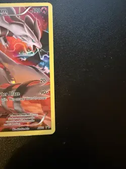 Reshiram Full Art Promo Holo XY74 XY 120 HP Basic Pokemon Card - Image 3