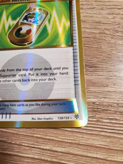 2013 B&W Plasma Storm Random Receiver 138/135 Holo Pokemon Card - Image 4