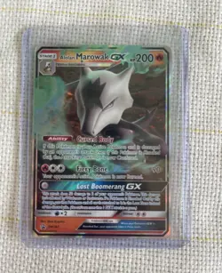 Alolan Marowak GX SM187 Sun & Moon Promo Holo 200 HP English Stage 1 - Image 1