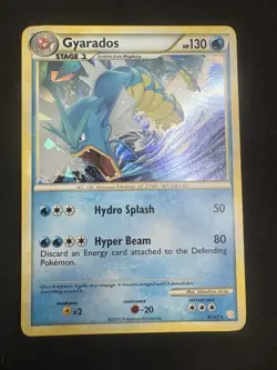 Pokemon TCG Gyarados Cracked Ice Holo 4/123 SMALL DING ON BOTTOM (See Pics) - Image 1