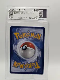 2023 POKEMON 151 SPECIAL ILLUSTRATION RARE ALAKAZAM EX #201 PSA 9 MINT - Image 2