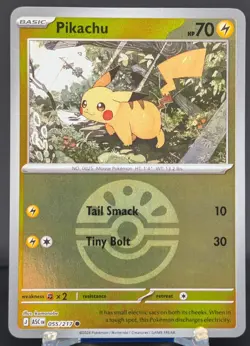 Pokemon Pikachu #055/217 English Ascended Heroes Reverse Holo Friend Ball - Image 1