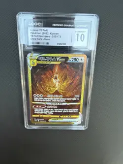 Arceus Vstar 262/172 CGC 10 Gem Mint 2022 Ultra Rare Holo Vstar Universe Pokemon - Image 2
