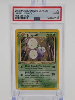 Pokemon TCG: Jumpluff - Neo Genesis Holo 7/111 1st Edition - PSA 9 - Image 1