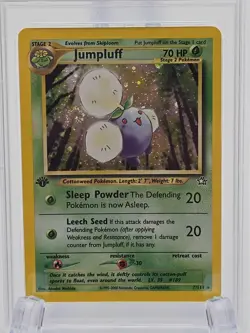 Pokemon TCG: Jumpluff - Neo Genesis Holo 7/111 1st Edition - PSA 9 - Image 2