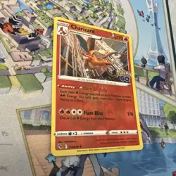 Charizard 010/078 Pokemon GO Reverse Holo Rare Pokemon TCG NM - Image 2