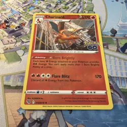 Charizard 010/078 Pokemon GO Reverse Holo Rare Pokemon TCG NM - Image 3