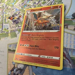 Charizard 010/078 Pokemon GO Reverse Holo Rare Pokemon TCG NM - Image 4