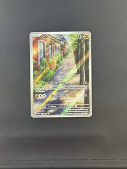 Pokemon TCG Sudowoodo 219/193 Paldea Evolved Illustration Rare 2023 NM - Image 1