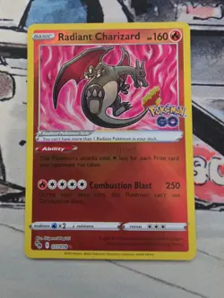 Radiant Charizard 011/078 Pokemon GO Holo - Image 1