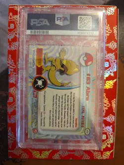 1999 Topps Pokemon TV #63 EX-MT ABRA PSA 6 - Image 2