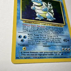 Blastoise 2/102 Base Set Holo Rare Stage 2 100 HP English 1999 Sugimori - Image 2