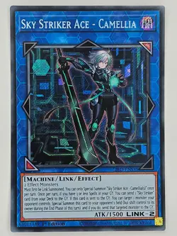 YuGiOh - L26D-ENS31 Sky Striker Ace - Camellia - Secret Rare - Image 1