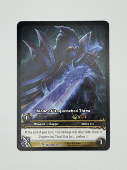 World of Warcraft TCG Legion 275/319 Extended Art Blade of Unquenched Thirst - Image 1