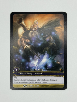 World of Warcraft TCG Illidan 37/252 Extended Art Ice Trap - Image 1