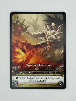 World of Warcraft TCG Betrayer 235/264 Extended Art Bloodskull Destroyer - Image 1