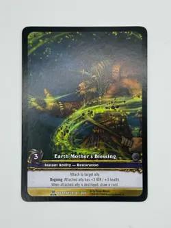 World of Warcraft TCG Betrayer 38/264 Extended Art Earth Mother’s Blessing - Image 1