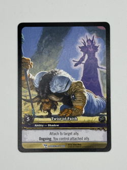 World of Warcraft TCG Legion 78/319 Extended Art Twist of Faith - Image 1