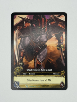 World of Warcraft TCG Legion 254/319 Extended Art Warbringer Arix’amal - Image 1