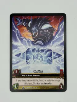 World of Warcraft TCG Betrayer 178/264 Extended Art Sha’kar - Image 1