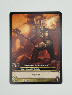 World of Warcraft TCG Legion 206/319 Extended Art Tyrennius Scatheblade - Image 1