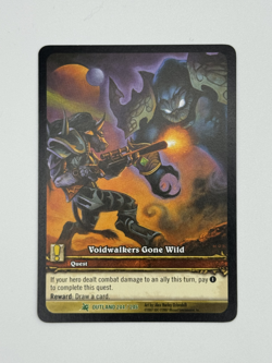 World of Warcraft TCG Outland 244/246 Extended Art Voidwalkers Gone Wild - Image 1