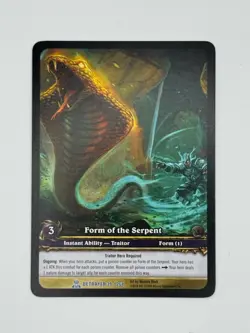World of Warcraft TCG Betrayer 39/264 Extended Art Form of the Serpent - Image 1