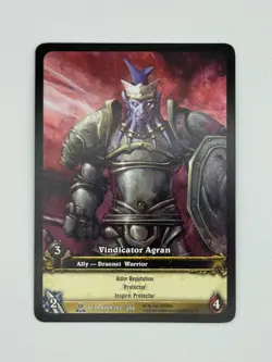World of Warcraft TCG Betrayer 193/264 Extended Art Vindicator Agran - Image 1