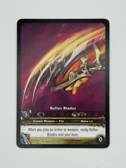 World of Warcraft TCG Betrayer 239/264 Extended Art Reflex Blades - Image 1