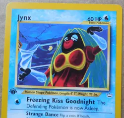 Jynx 31/64 1st Edition Uncommon Non-Holo Neo Revelation Pokemon Card LP - Image 2