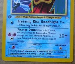 Jynx 31/64 1st Edition Uncommon Non-Holo Neo Revelation Pokemon Card LP - Image 3