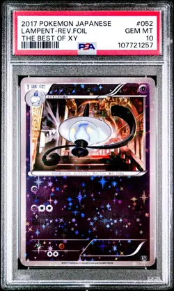 Lampent Reverse Foil 052/171 The Best of XY Card Japanese PSA 10 Gem Mint - Image 1