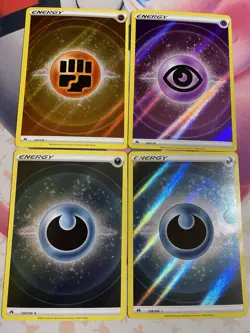 Crown Zenith Texture Energy Cards 4x Pokemon TCG NM Condition - Image 1