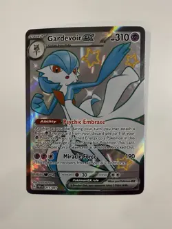 Pokemon TCG Card Gardevoir ex 217/091 Shiny Full Art Paldean Fates - NM - Image 1