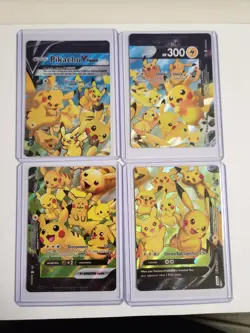 Pikachu V-Union [Set of 4] SWSH: Sword & Shield Promo Cards Holo - Image 1