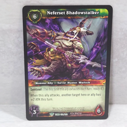World Of Warcraft Tomb Of The Forgotten Neferset Shadowstalker 132/202 TCG Card - Image 1
