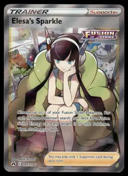 Pokemon Cards Elesa's Sparkle 147/159 Crown Zenith Ultra Rare NM - Image 1