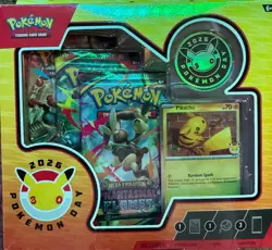 Pokemon TCG Ascended HeroesMega Meganium ex Deluxe Pin Pokemon Day Lot - Image 4