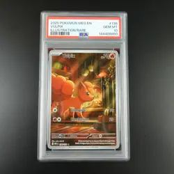 PSA 10 Vulpix 138/132 Pokemon Mega Evolutions Graded Card - Image 1