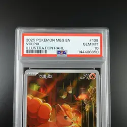 PSA 10 Vulpix 138/132 Pokemon Mega Evolutions Graded Card - Image 2