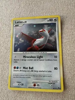 Pokemon TCG Latias 3/17 2008 Pop Series 7 Holo Rare Promo Card - Image 1