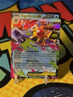 Mega Starmie EX 021/088 Double Rare Pokemon TCG Perfect Order - NM - Image 1