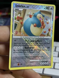 Snorlax 33/111 Rising Rivals 2009 Rare Cross Holo Pokemon League Pokemon Card - Image 4