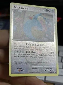Snorlax 33/111 Rising Rivals 2009 Rare Cross Holo Pokemon League Pokemon Card - Image 5