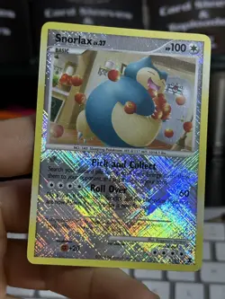 #2 Snorlax 33/111 Rising Rivals 2009 Rare Cross Holo Pokemon League Pokemon Card - Image 3