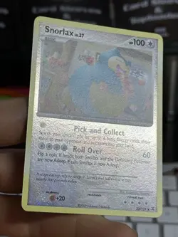 #2 Snorlax 33/111 Rising Rivals 2009 Rare Cross Holo Pokemon League Pokemon Card - Image 5
