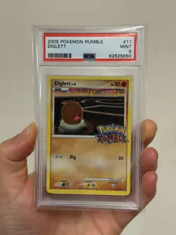 2009 Pokemon Rumble *DIGLETT* #11 PSA-9 MINT! - Image 1
