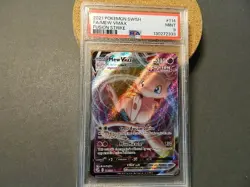 Mew VMAX 114/264 Swsh08: Fusion Strike Holo Pokemon TCG PSA Grade 9 - Image 1